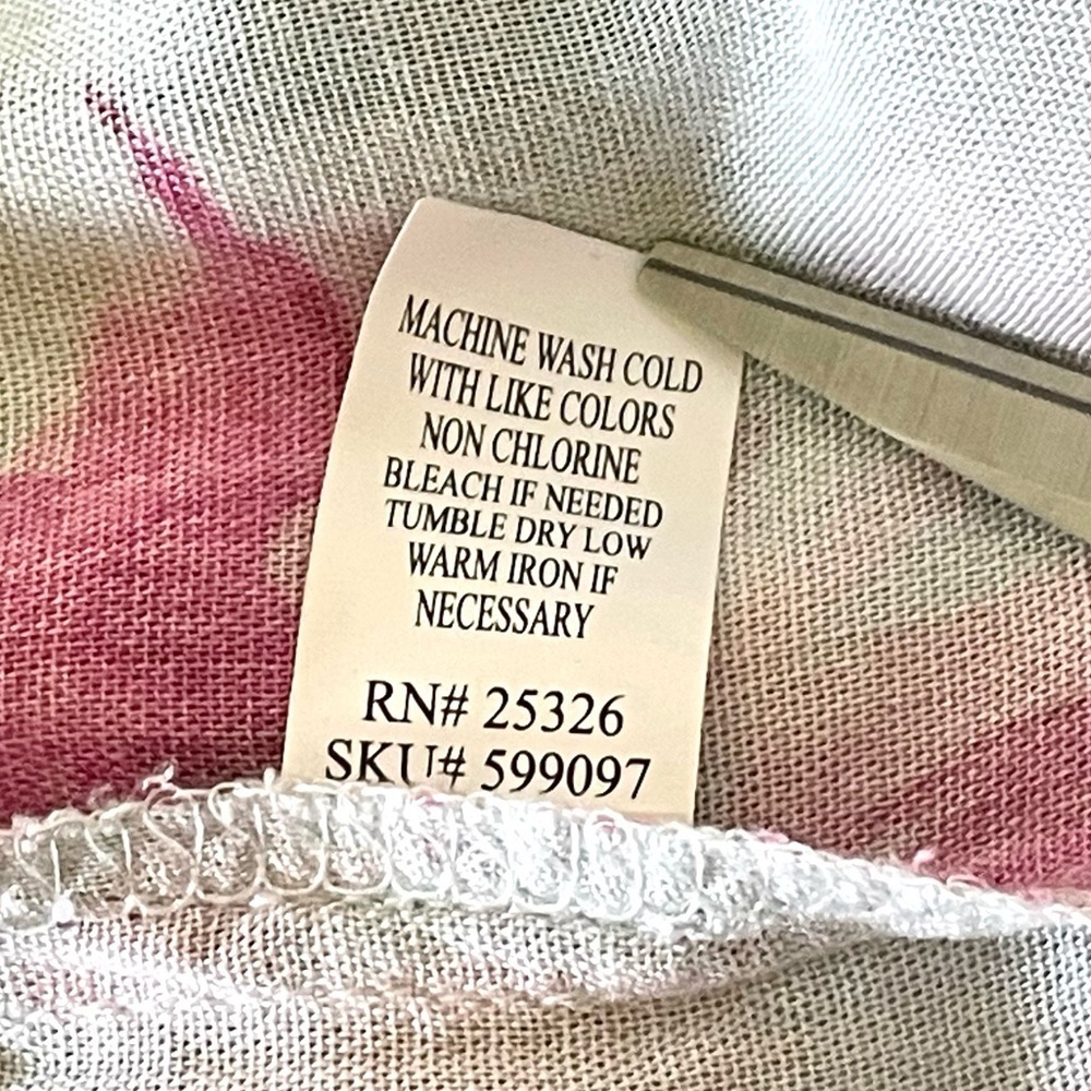 Cost Plus World Market Floral Maxi Dress - Pink and White - Picture 11 of 11